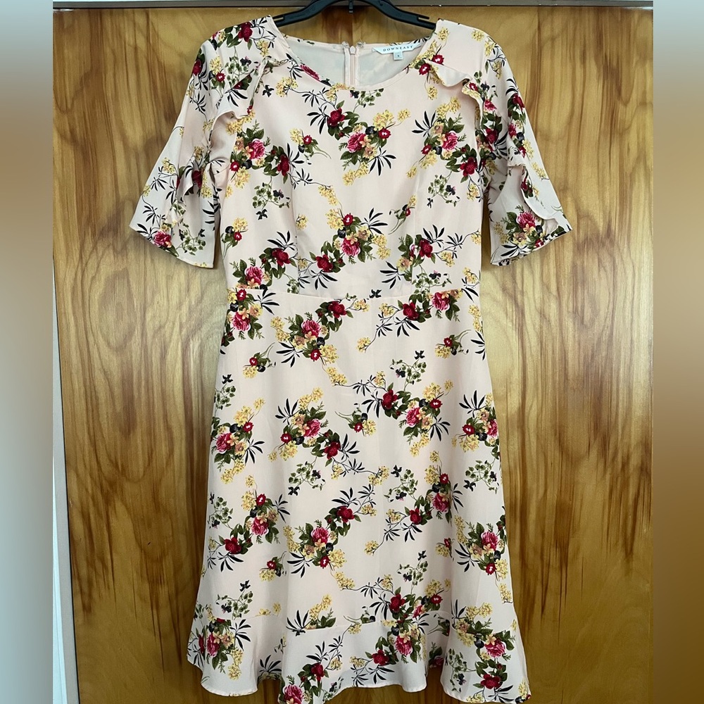 Pink DownEast Floral Dress